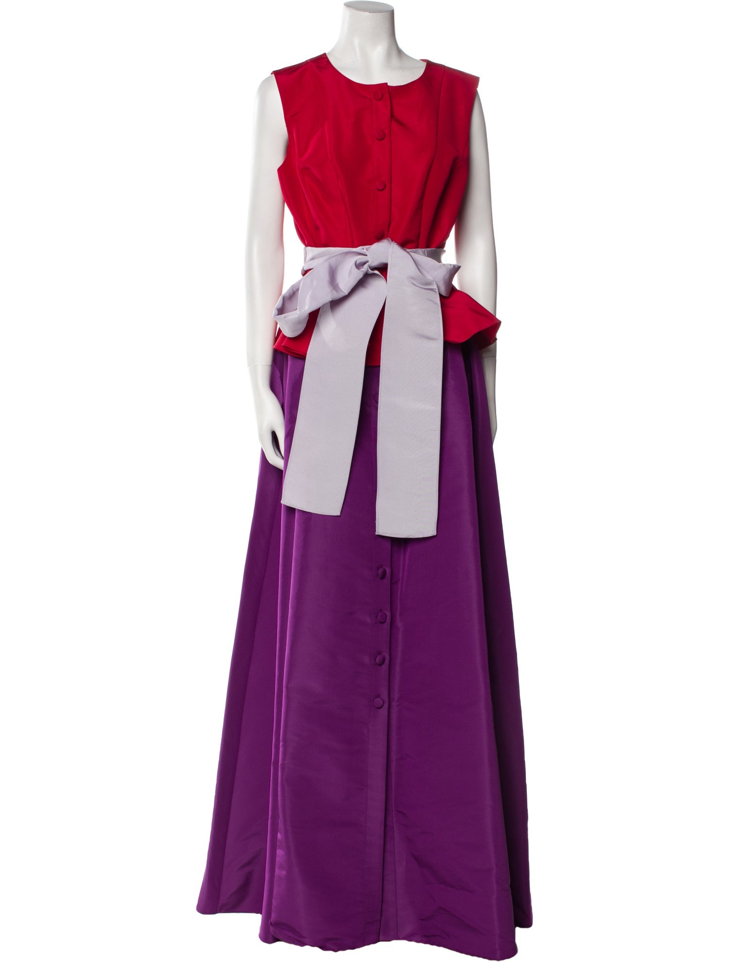 Carolina Herrera Silk Long Dress