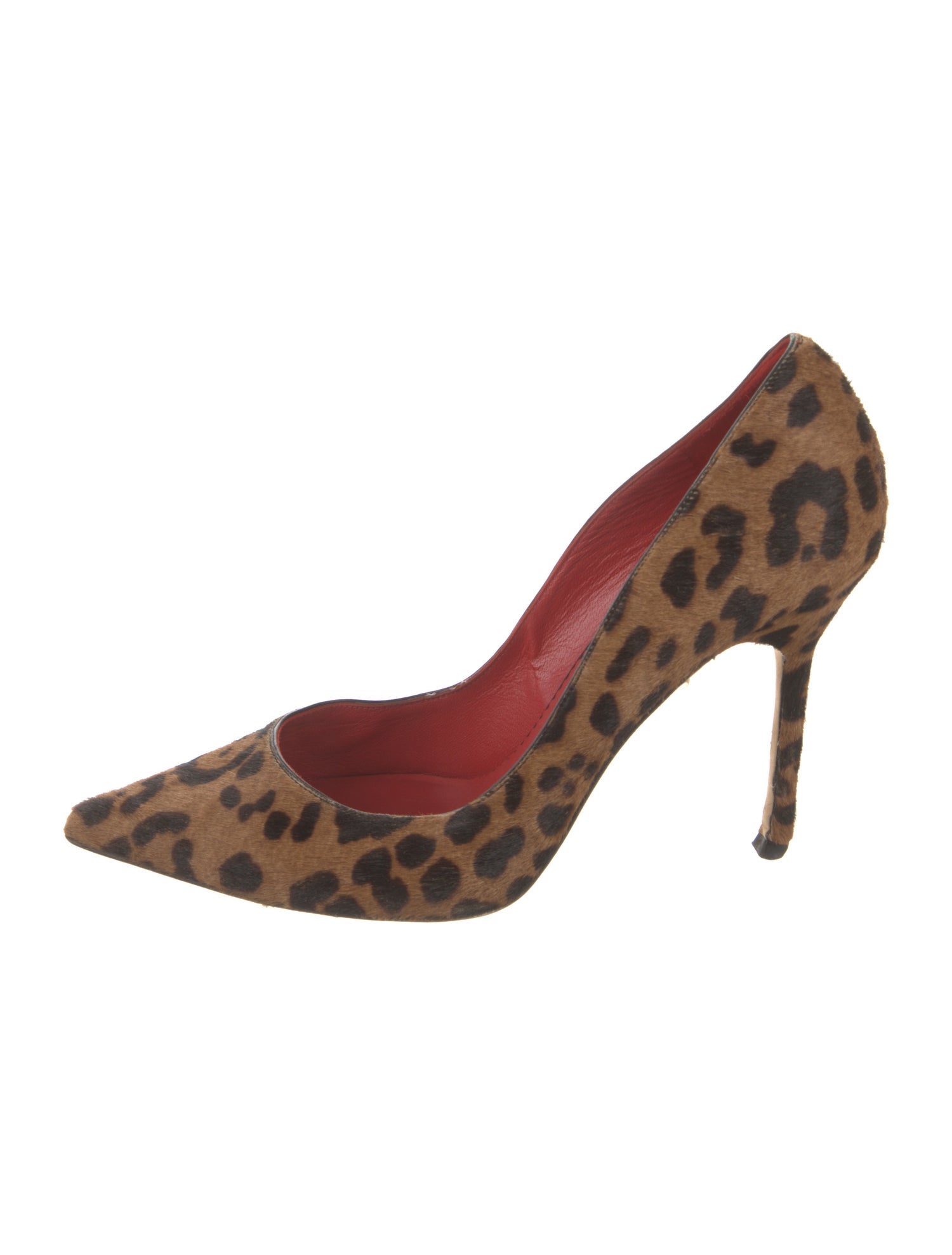 Carolina Herrera Ponyhair Animal Print Pumps