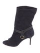 CH Carolina Herrera Suede Boots