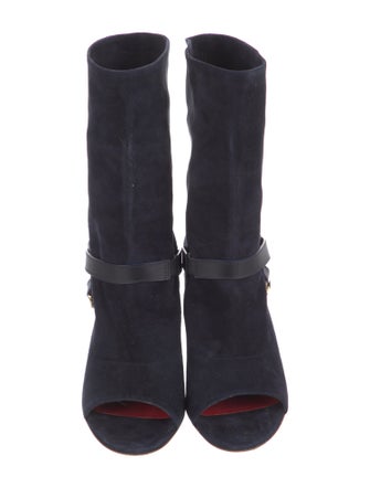 CH Carolina Herrera Suede Boots