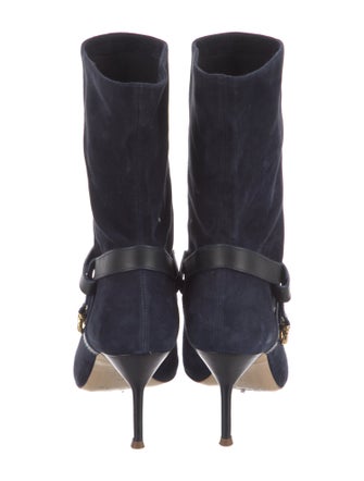 CH Carolina Herrera Suede Boots