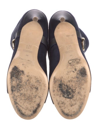 CH Carolina Herrera Suede Boots
