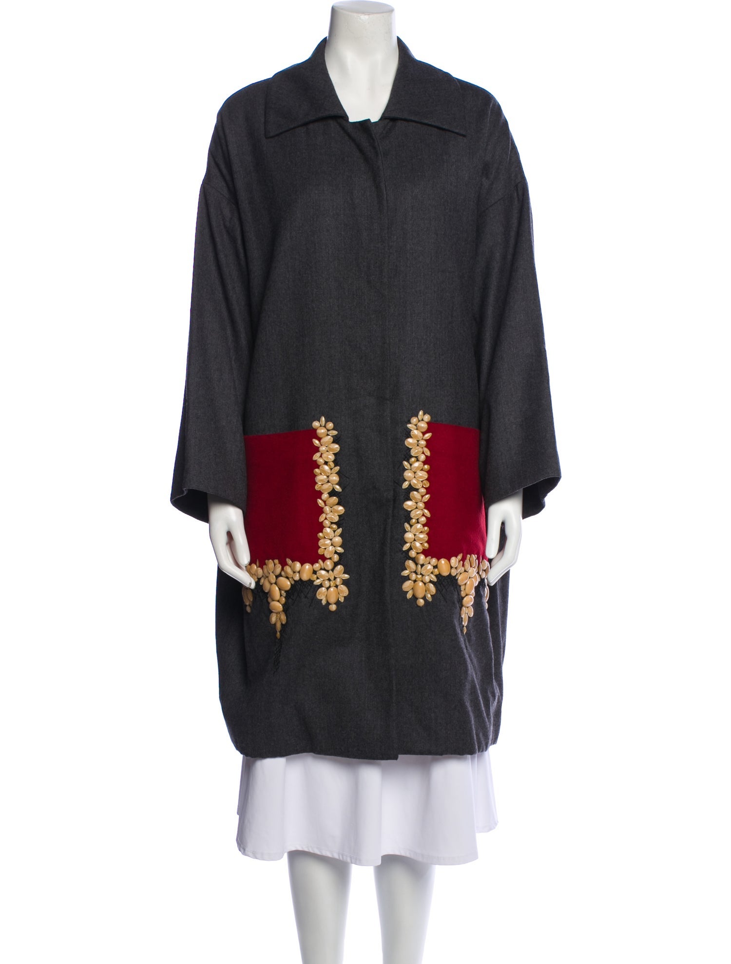 Carolina Herrera Graphic Print Coat