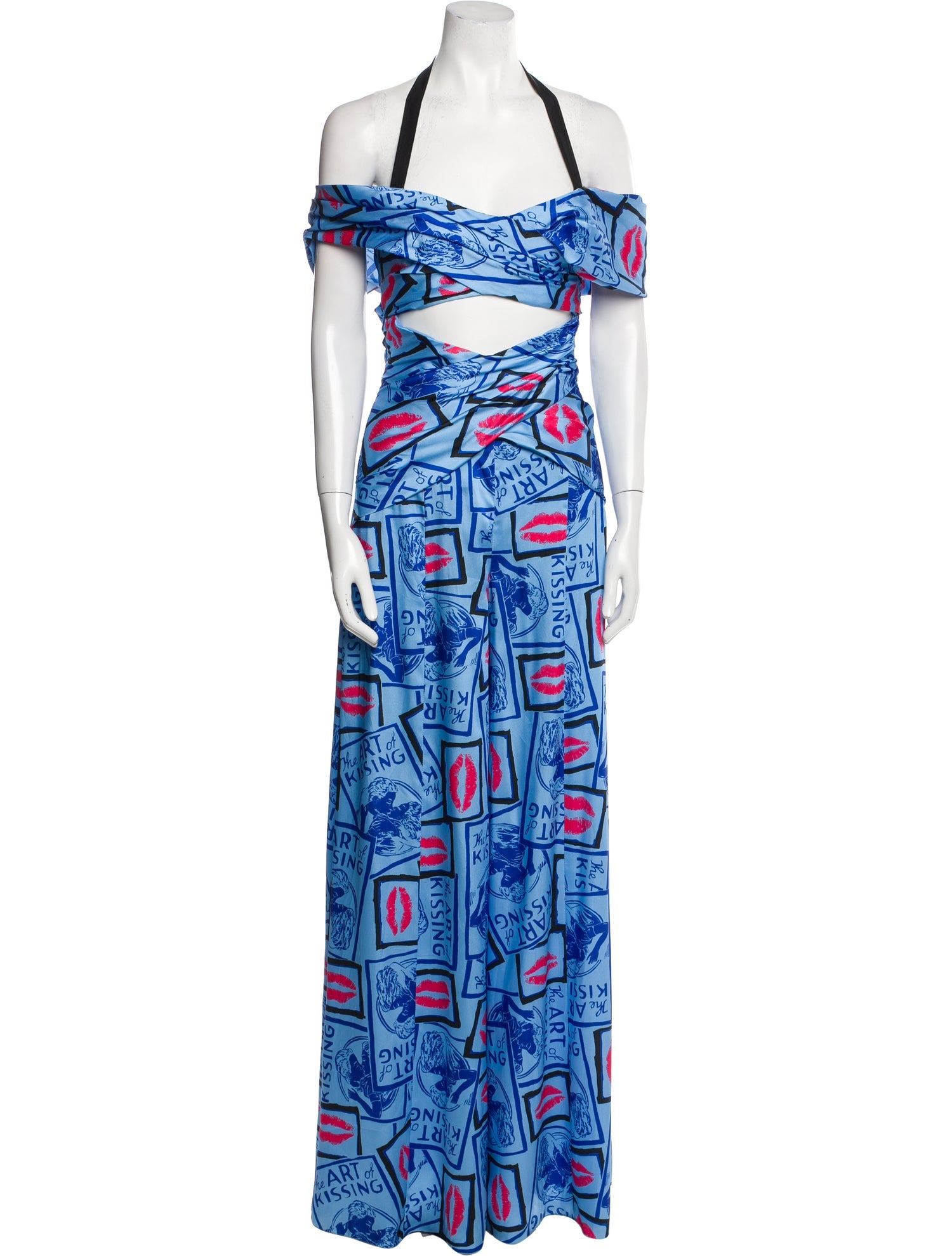 Carolina Herrera Printed Square Neckline Jumpsuit