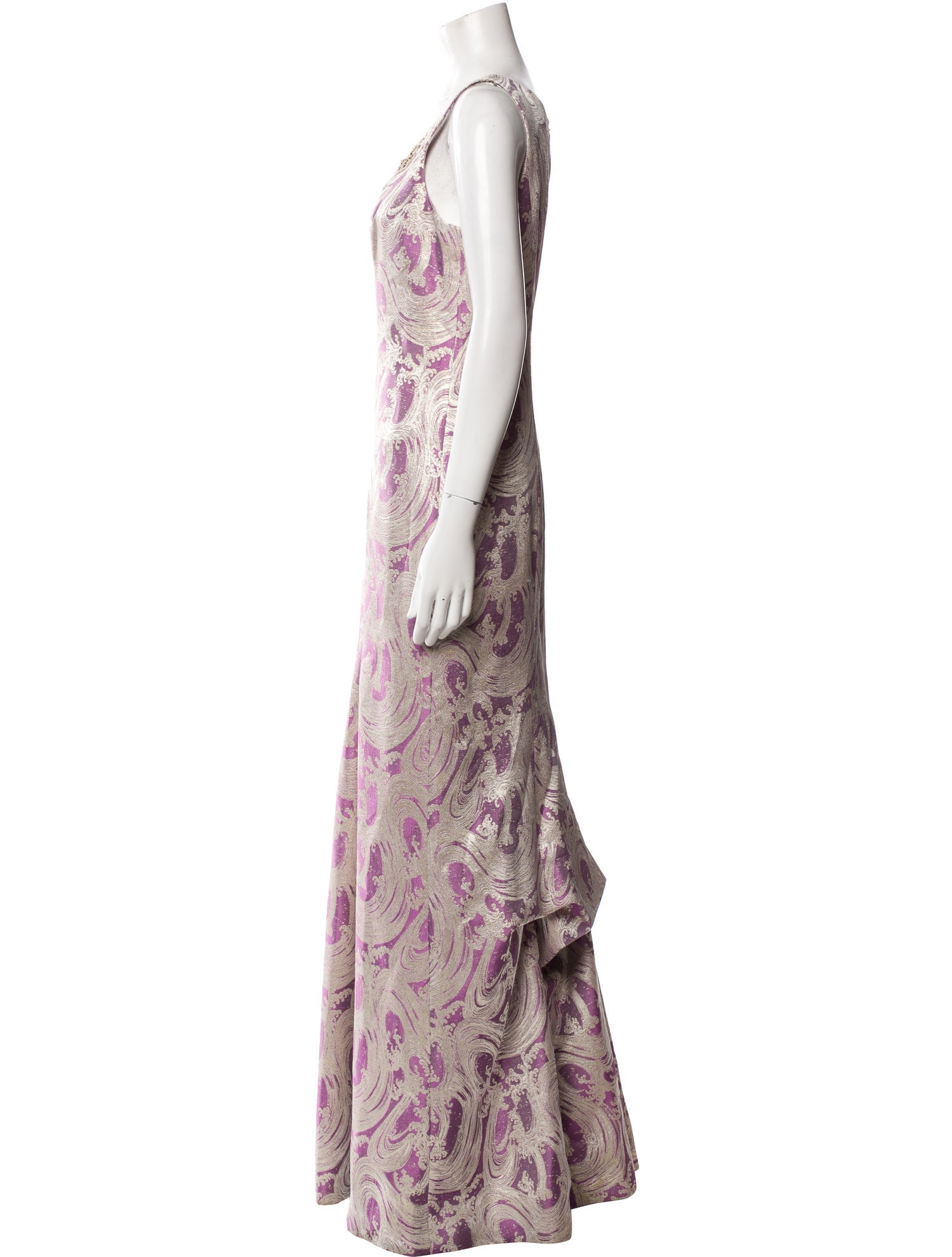 Carolina Herrera Printed Long Dress