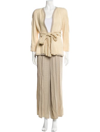 Carolina Herrera Wool Pant Set
