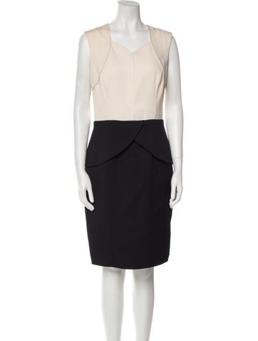 Carolina Herrera Dresses Virgin Wool Knee-Length Dress M