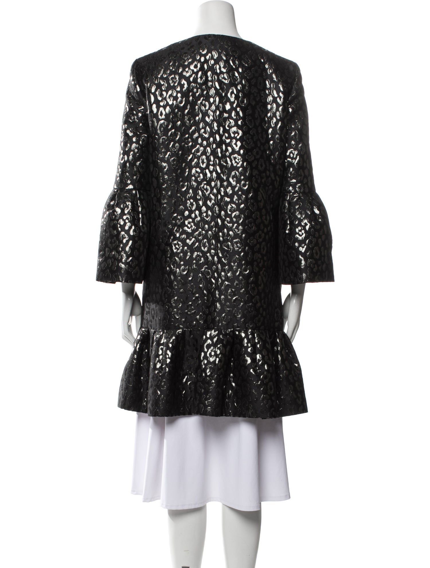 Carolina Herrera Animal Print Coat