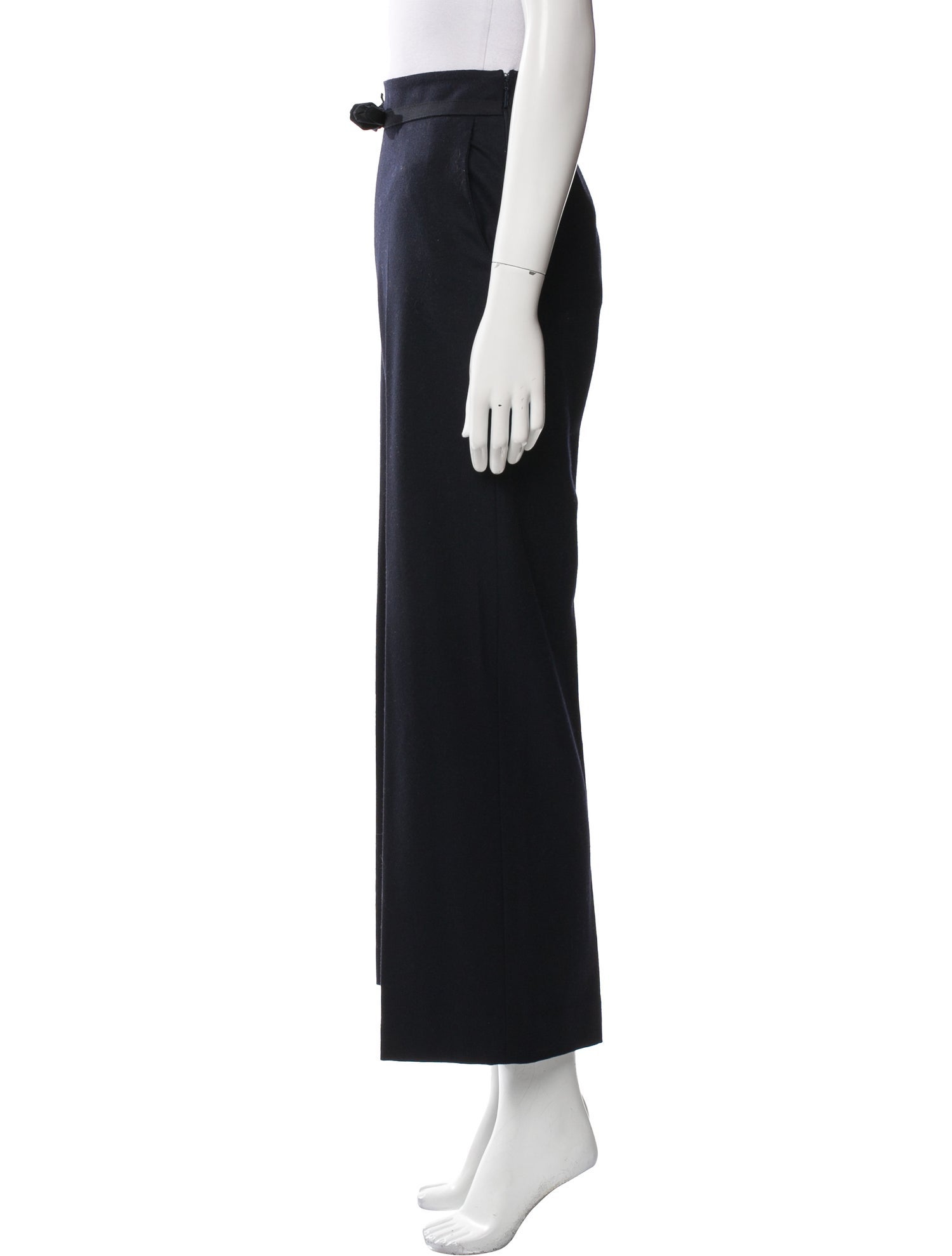 CH Carolina Herrera Wool Wide Leg Pants