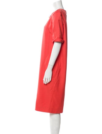 Carolina Herrera Virgin Wool Midi Length Dress