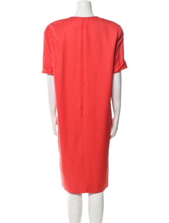 Carolina Herrera Virgin Wool Midi Length Dress
