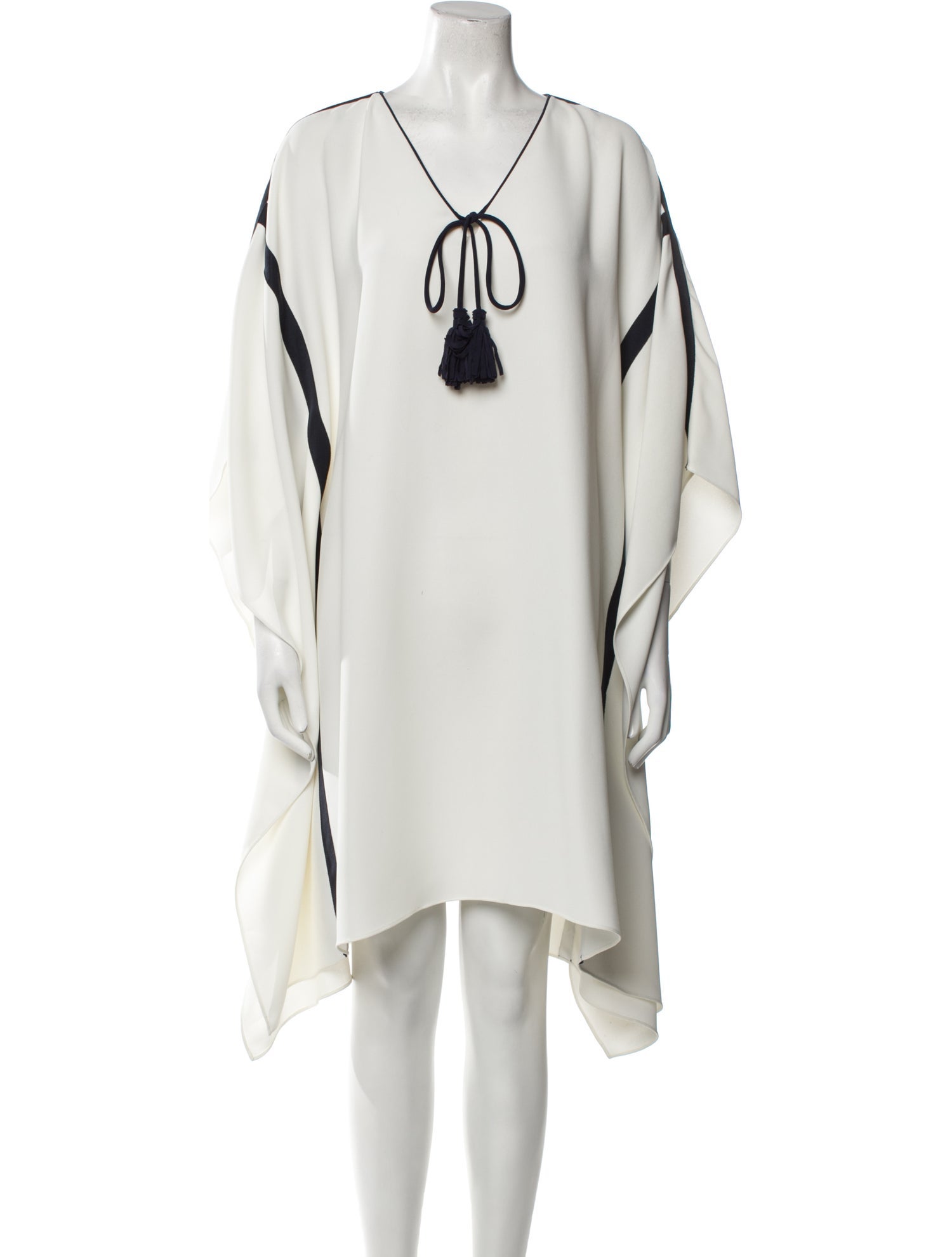 CH Carolina Herrera V-Neck Knee-Length Dress