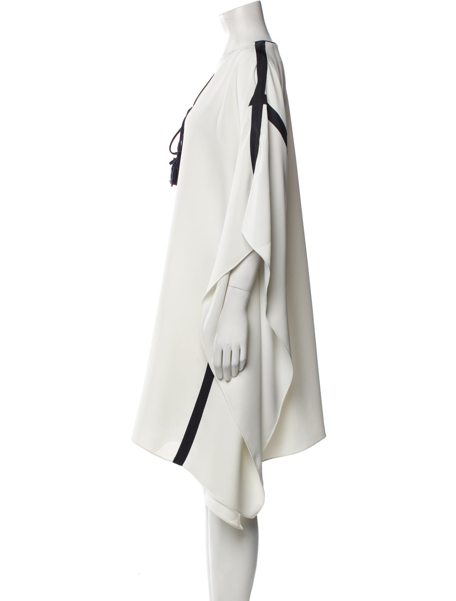 CH Carolina Herrera V-Neck Knee-Length Dress