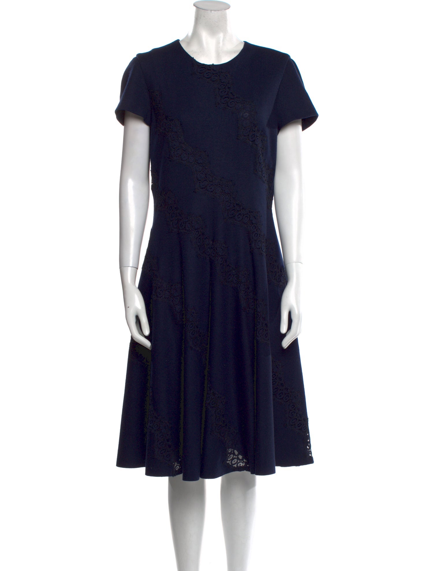 Carolina Herrera Wool Knee-Length Dress w/ Tags