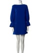 Carolina Herrera Bateau Neckline Mini Dress