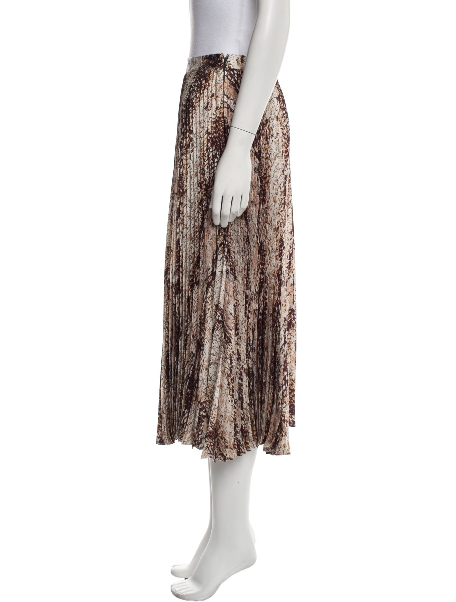 Carolina Herrera Animal Print Midi Length Skirt