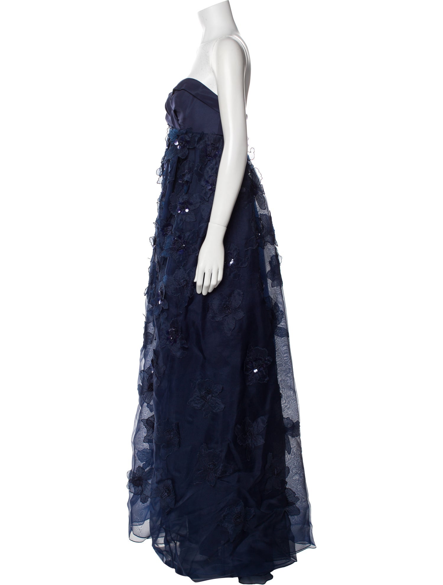 Carolina Herrera Strapless Long Dress w/ Tags