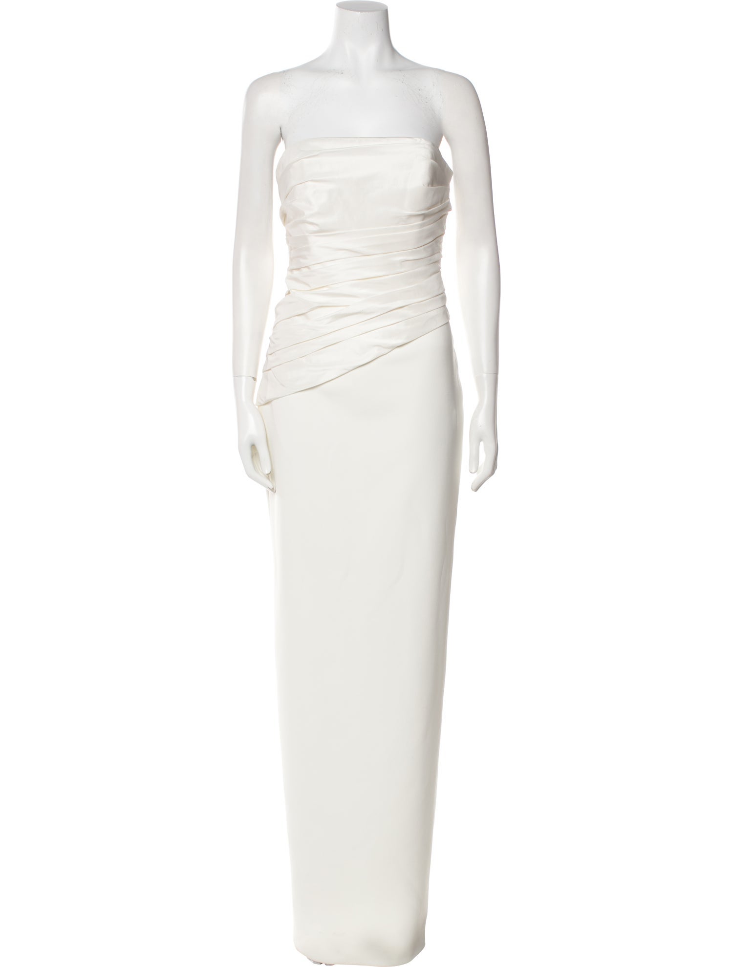 Carolina Herrera Strapless Long Dress