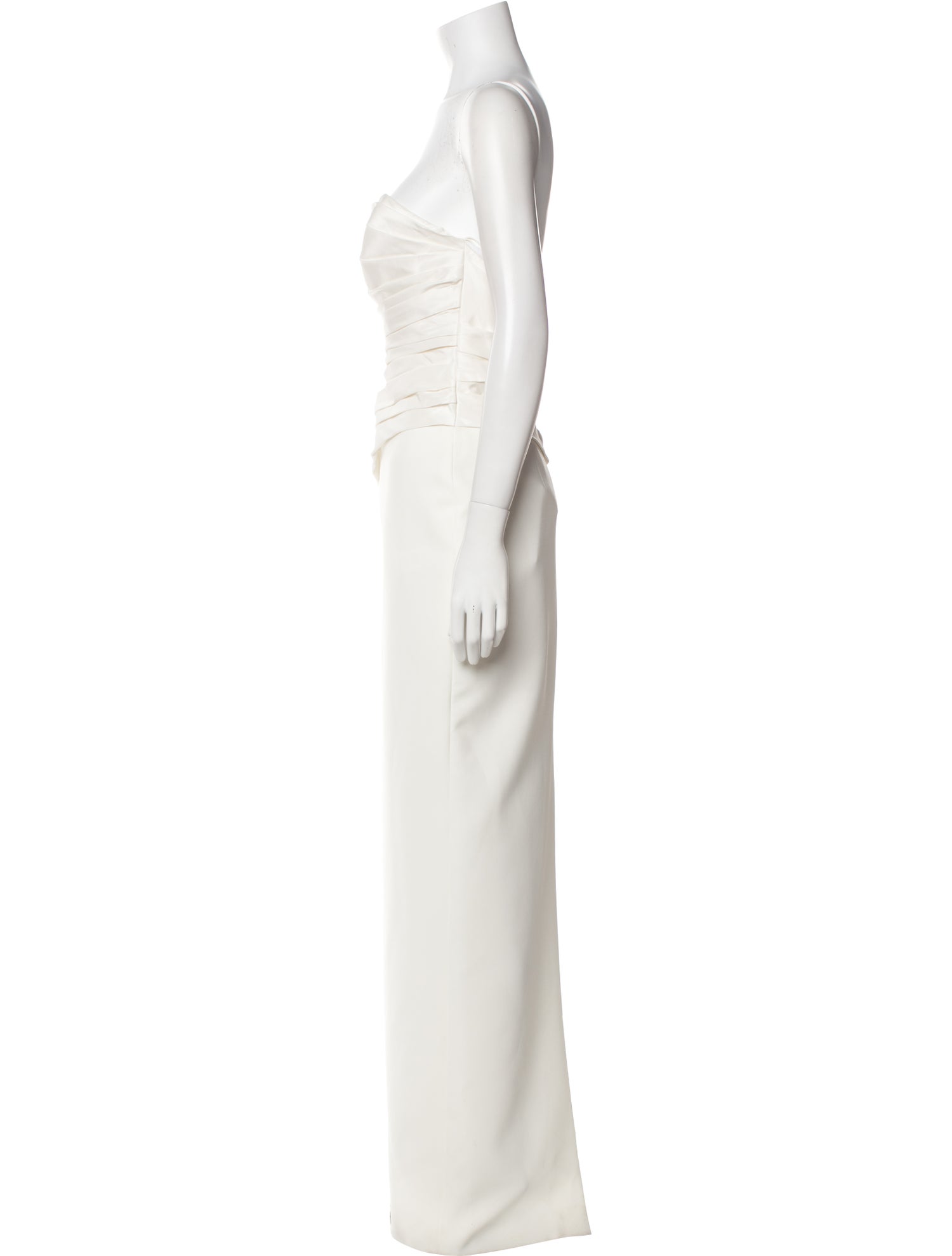 Carolina Herrera Strapless Long Dress