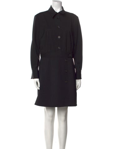 Carolina Herrera Dresses Virgin Wool Midi Length Dress US 12 | XL