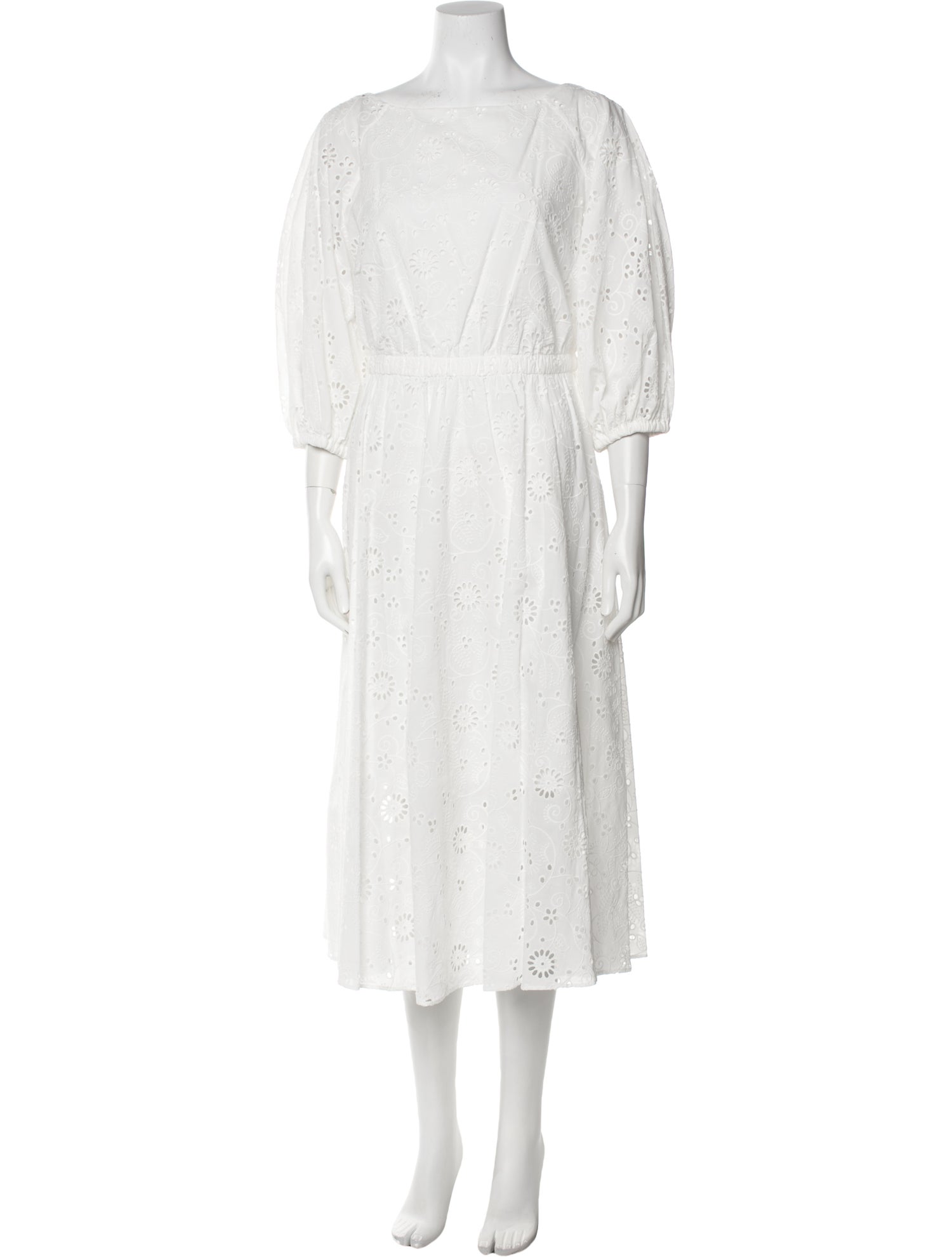 Carolina Herrera Bateau Neckline Midi Length Dress w/ Tags