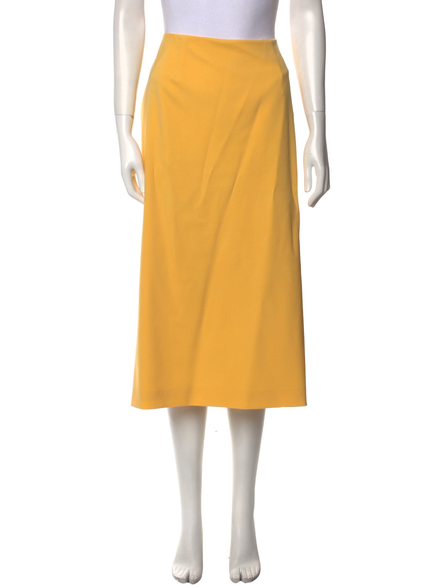 Carolina Herrera Virgin Wool Midi Length Skirt w/ Tags