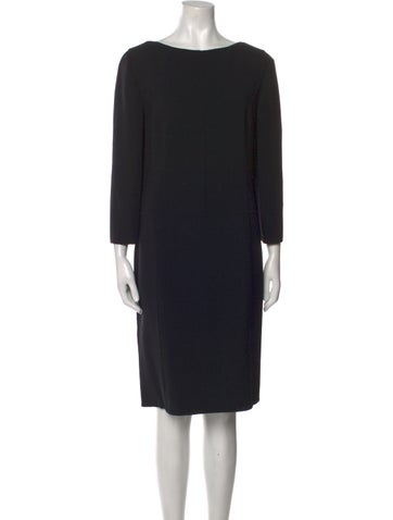 Carolina Herrera Dresses Wool Knee-Length Dress US 12 | XL