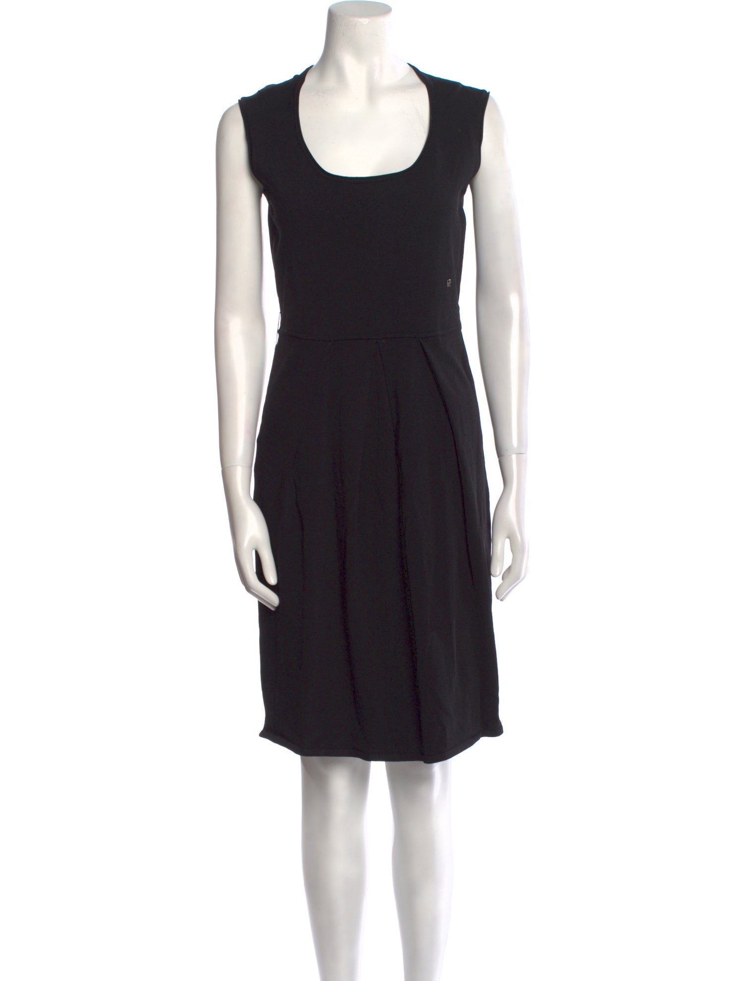 Carolina Herrera Scoop Neck Knee-Length Dress