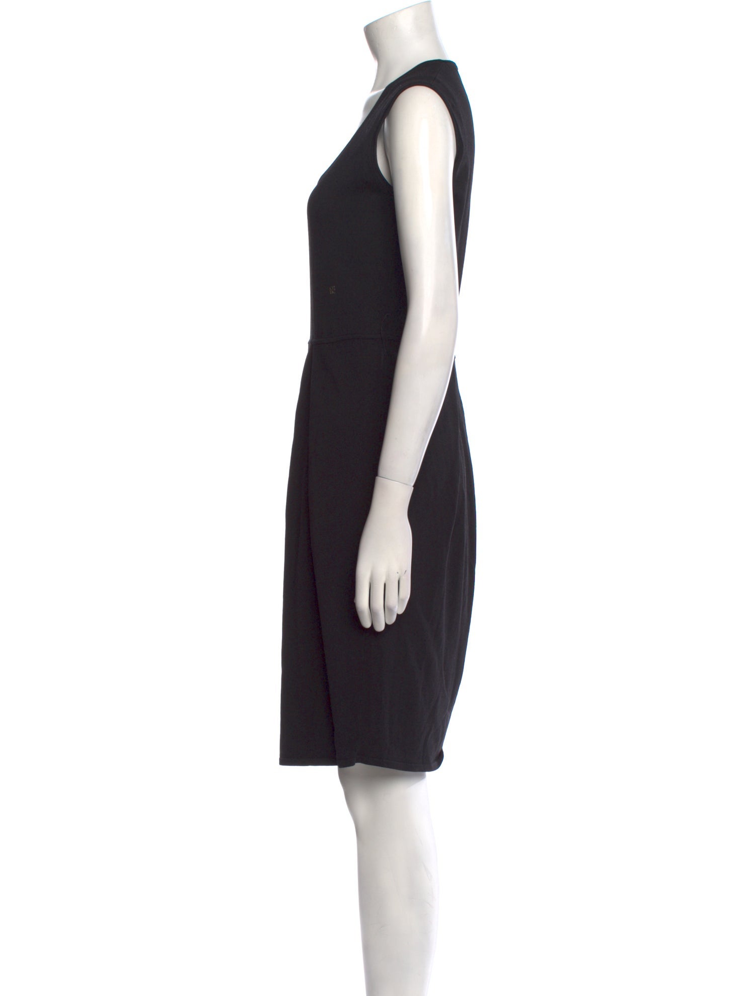 Carolina Herrera Scoop Neck Knee-Length Dress