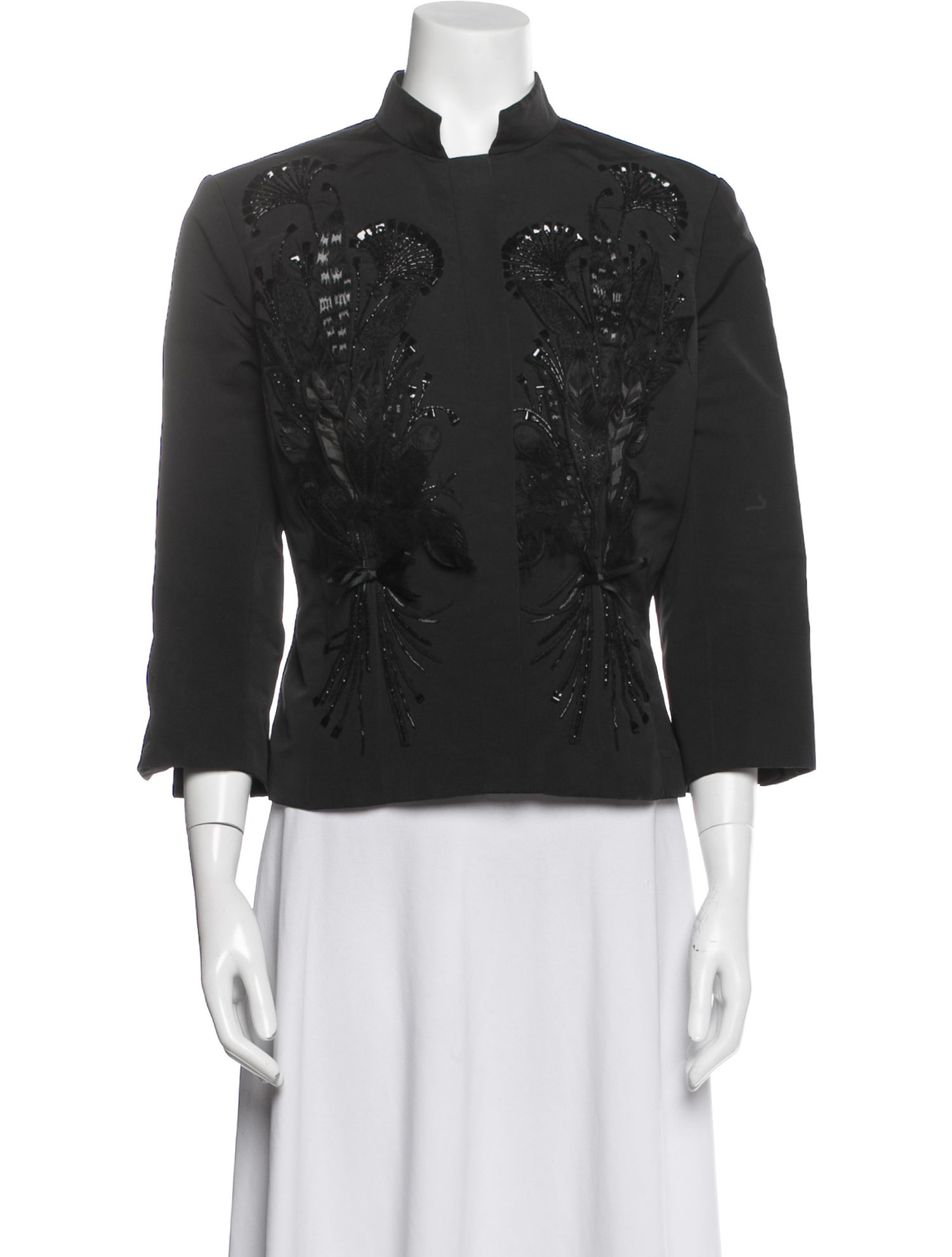 Carolina Herrera Patterned Evening Jacket