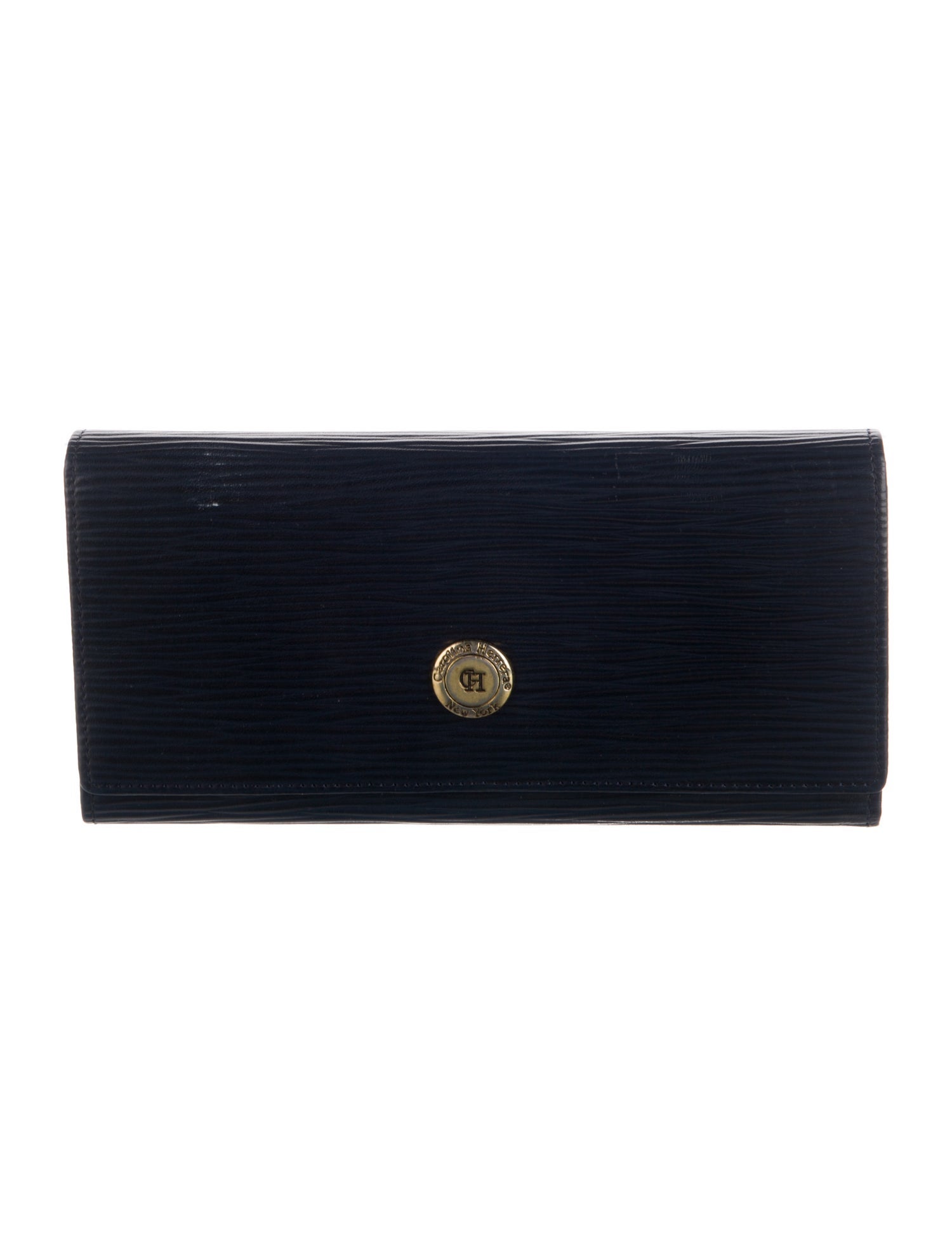 Carolina Herrera Leather Continental Wallet