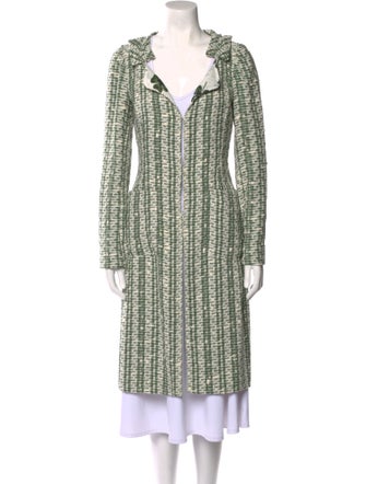 Carolina Herrera Houndstooth Print Knee-Length Dress