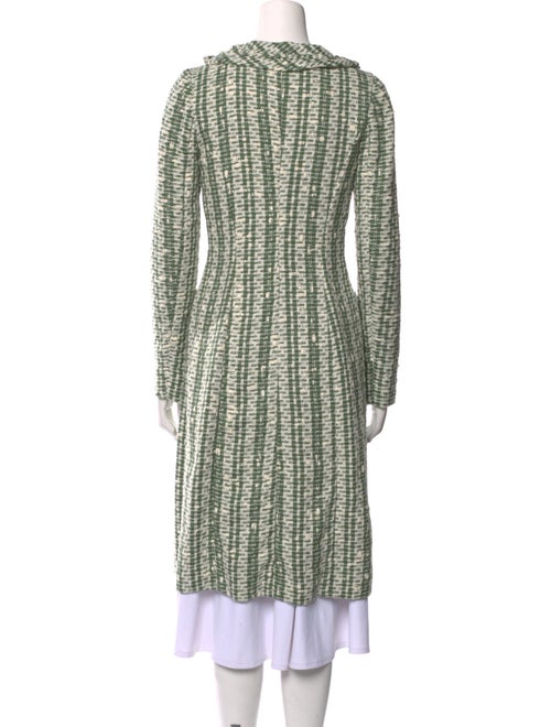 Carolina Herrera Houndstooth Print Knee-Length Dress