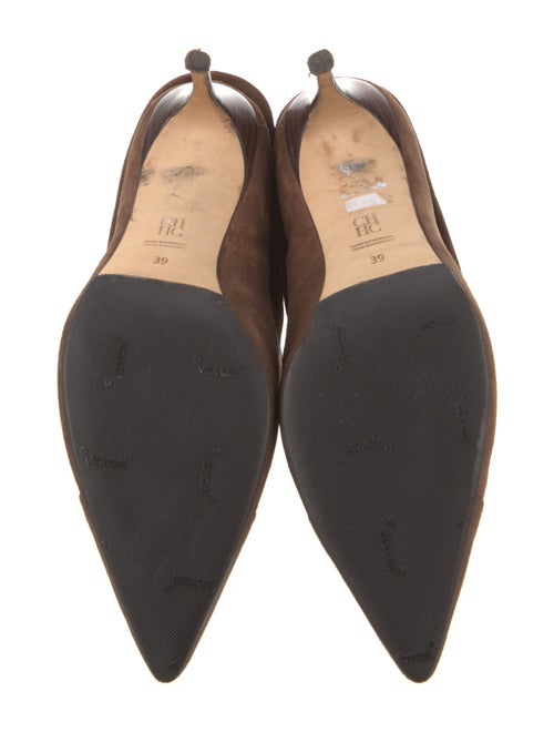 CH Carolina Herrera Suede Lace-Up Boots