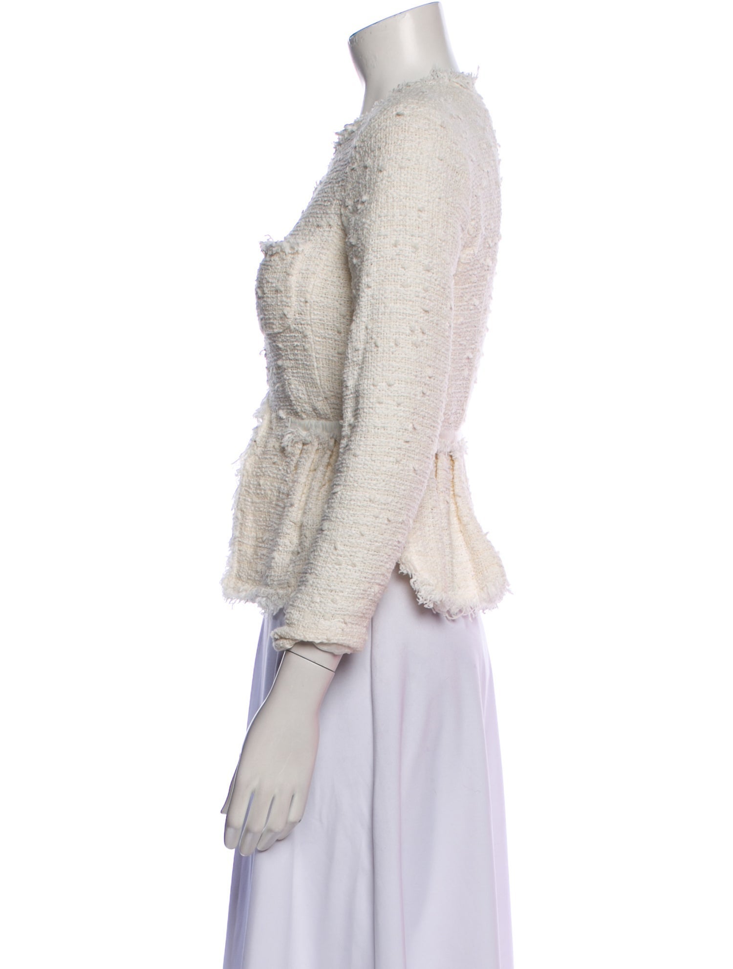 Carolina Herrera Tweed Pattern Jacket