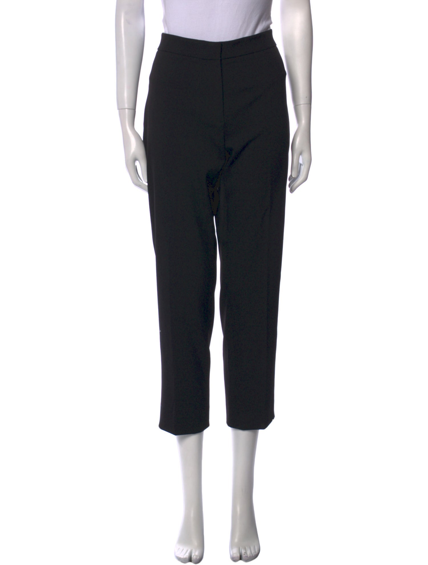 Carolina Herrera Virgin Wool Straight Leg Pants