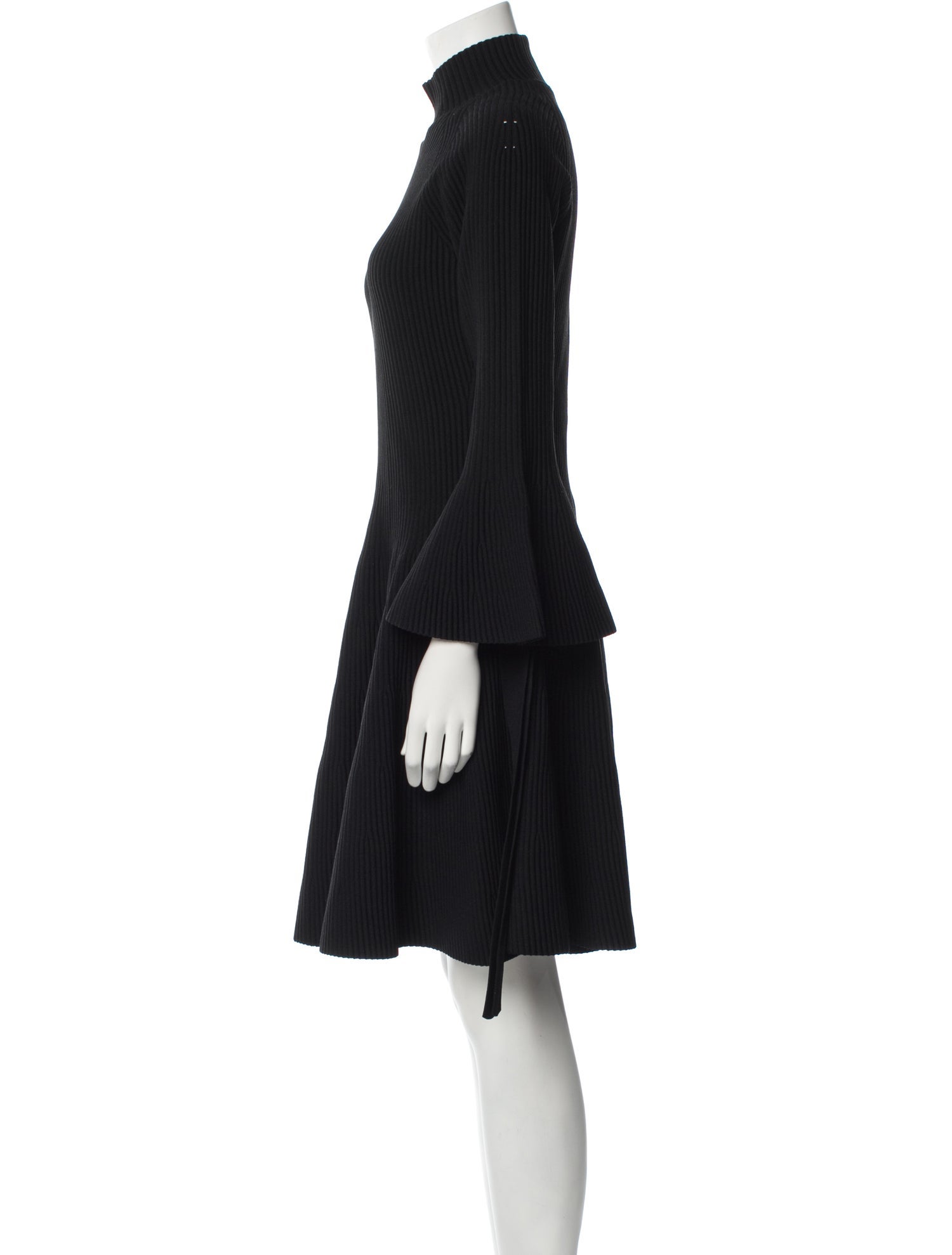 Carolina Herrera Turtleneck Knee-Length Dress