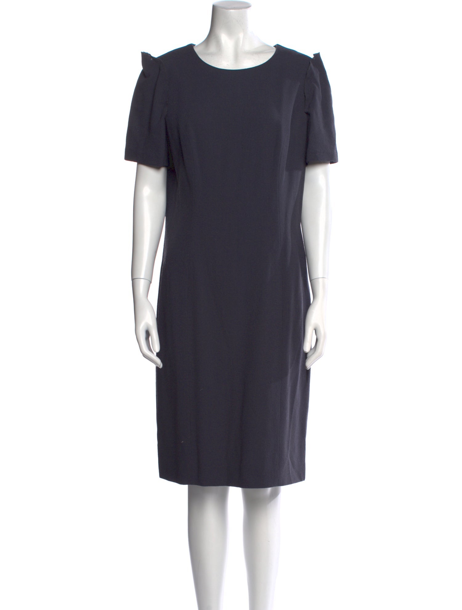 Carolina Herrera Scoop Neck Knee-Length Dress