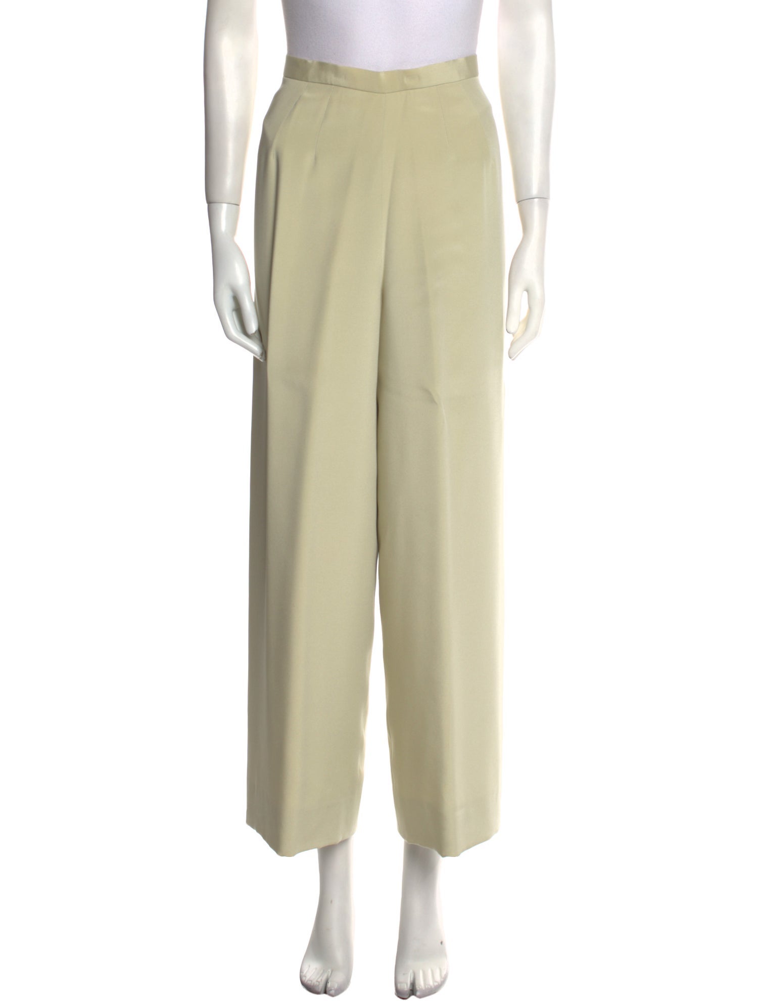 Carolina Herrera Silk Wide Leg Pants