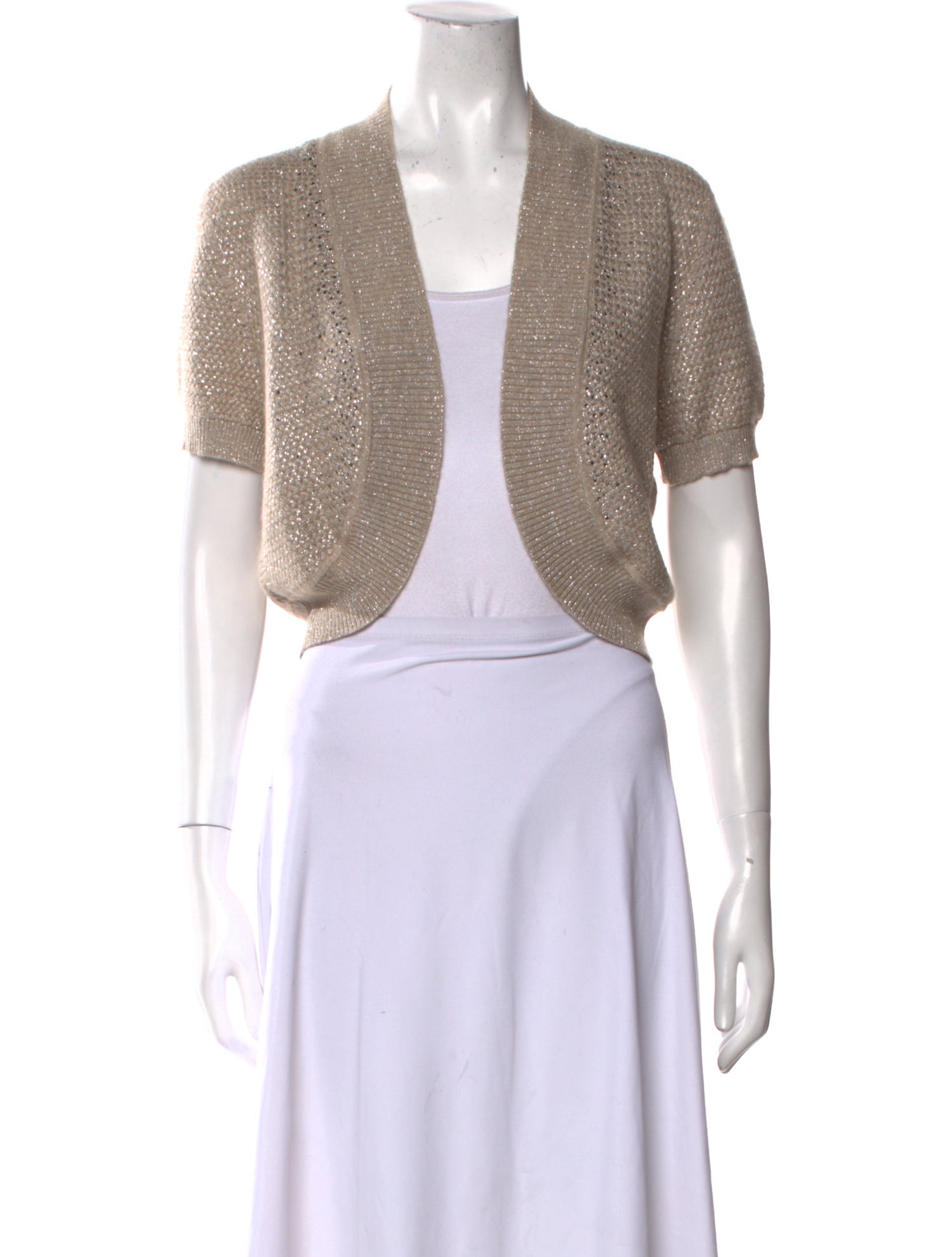 Carolina Herrera Cashmere Open Front Sweater