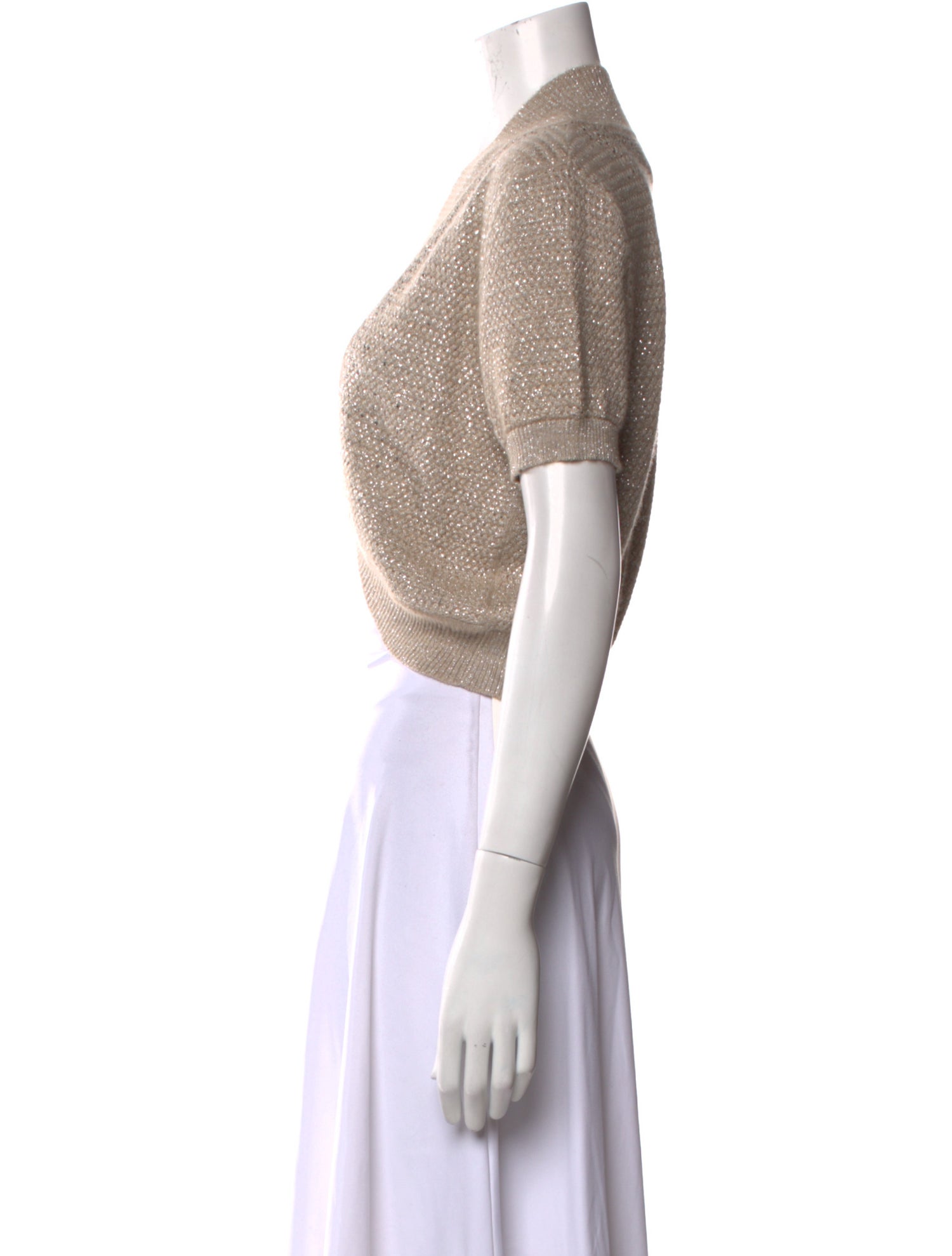 Carolina Herrera Cashmere Open Front Sweater