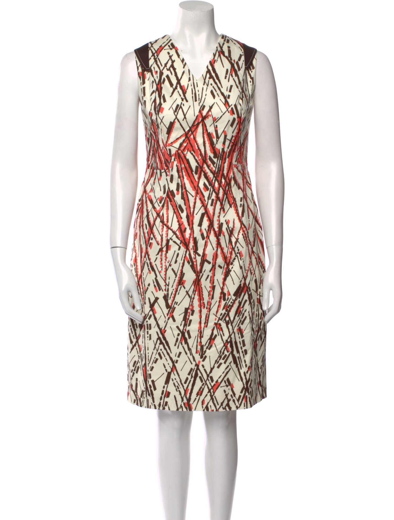 Carolina Herrera Printed Knee-Length Dress
