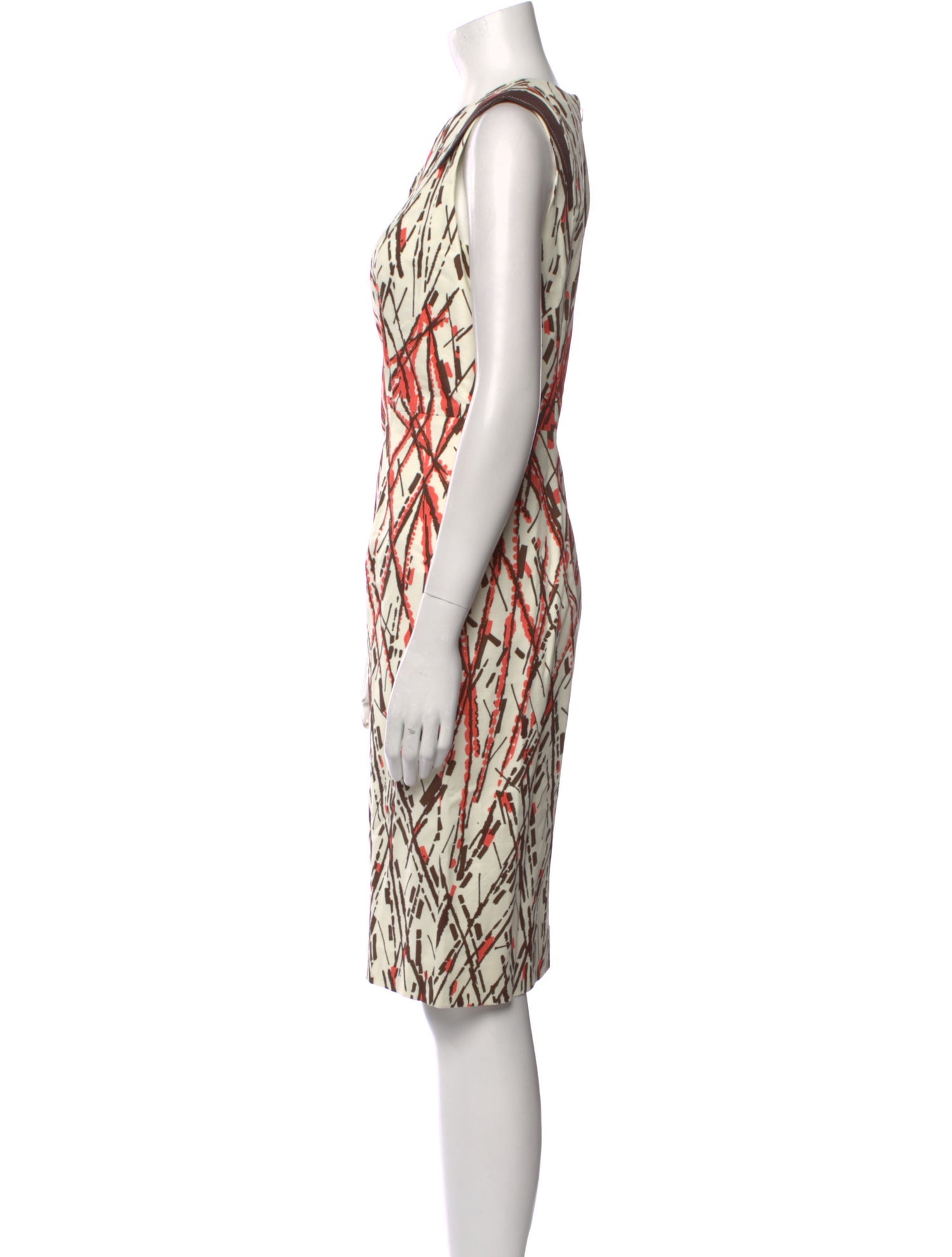 Carolina Herrera Printed Knee-Length Dress