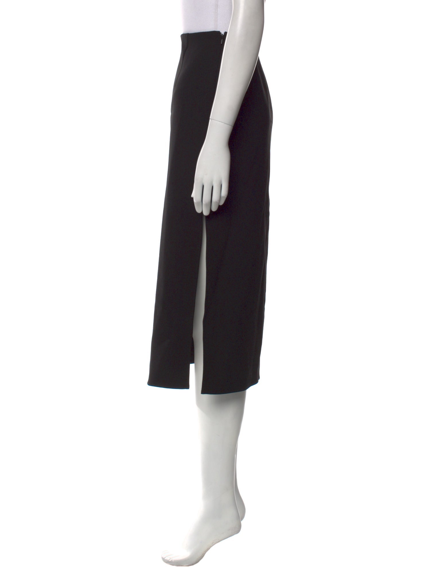 Carolina Herrera Virgin Wool Midi Length Skirt