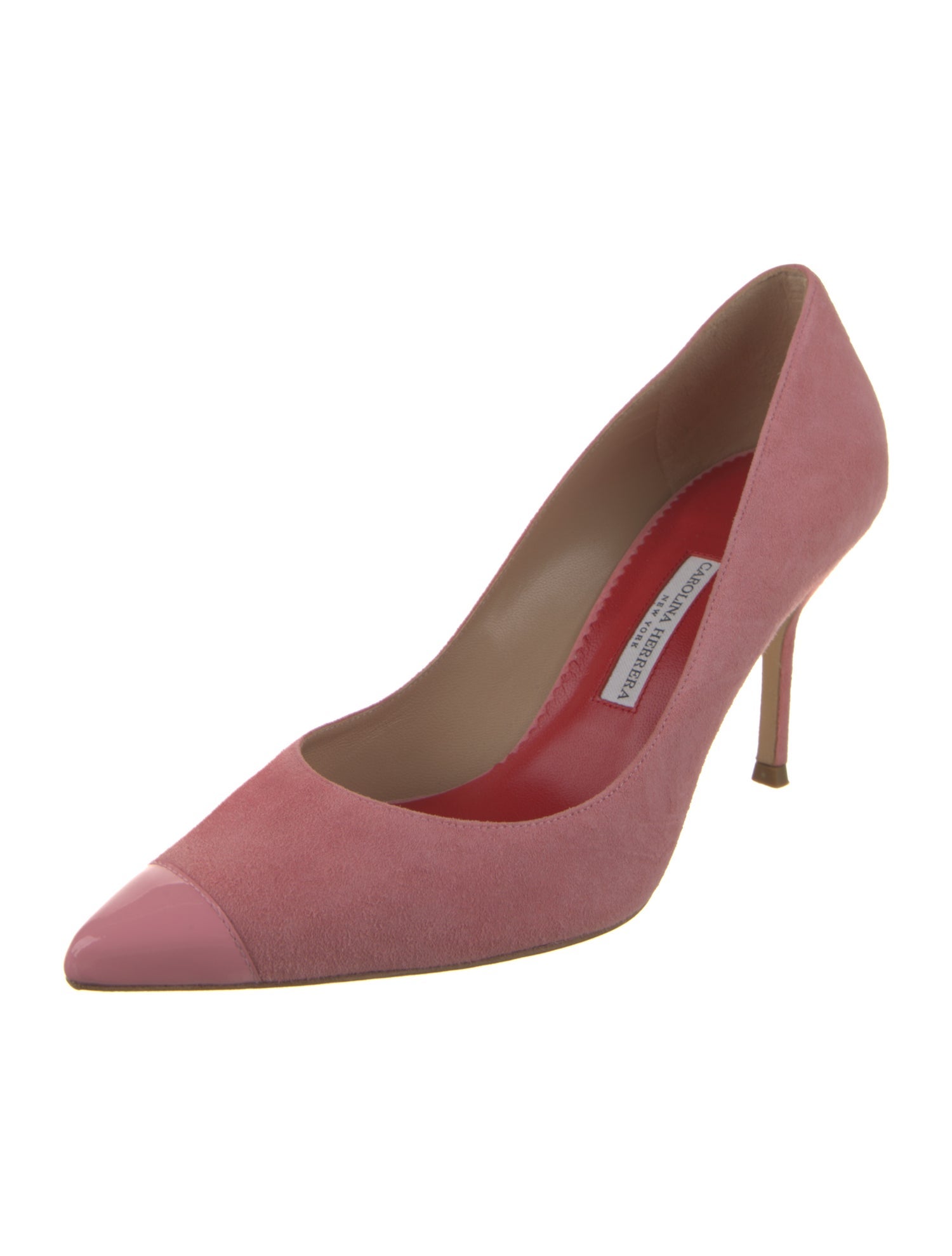 Carolina Herrera Suede Pumps