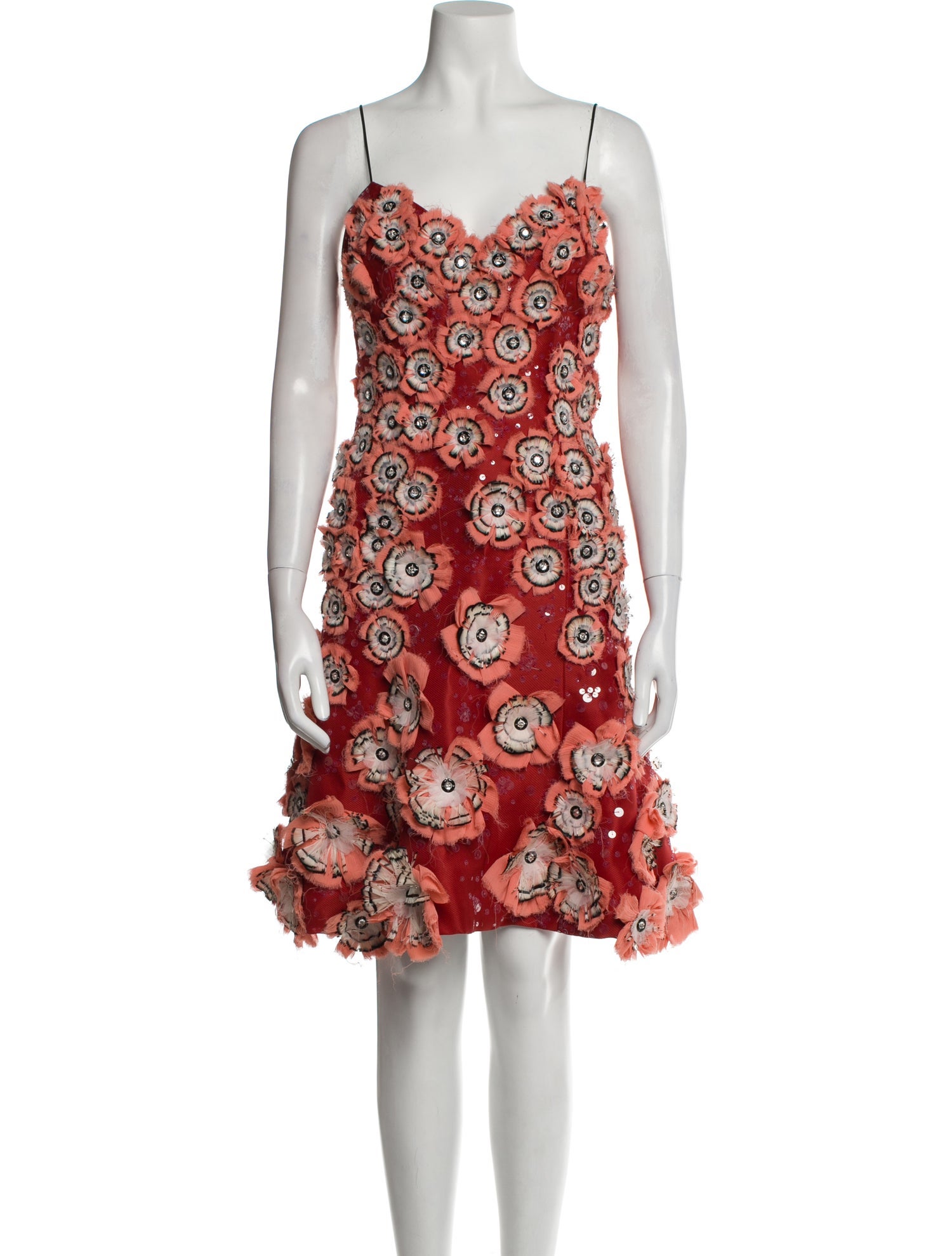 Carolina Herrera Silk Mini Dress