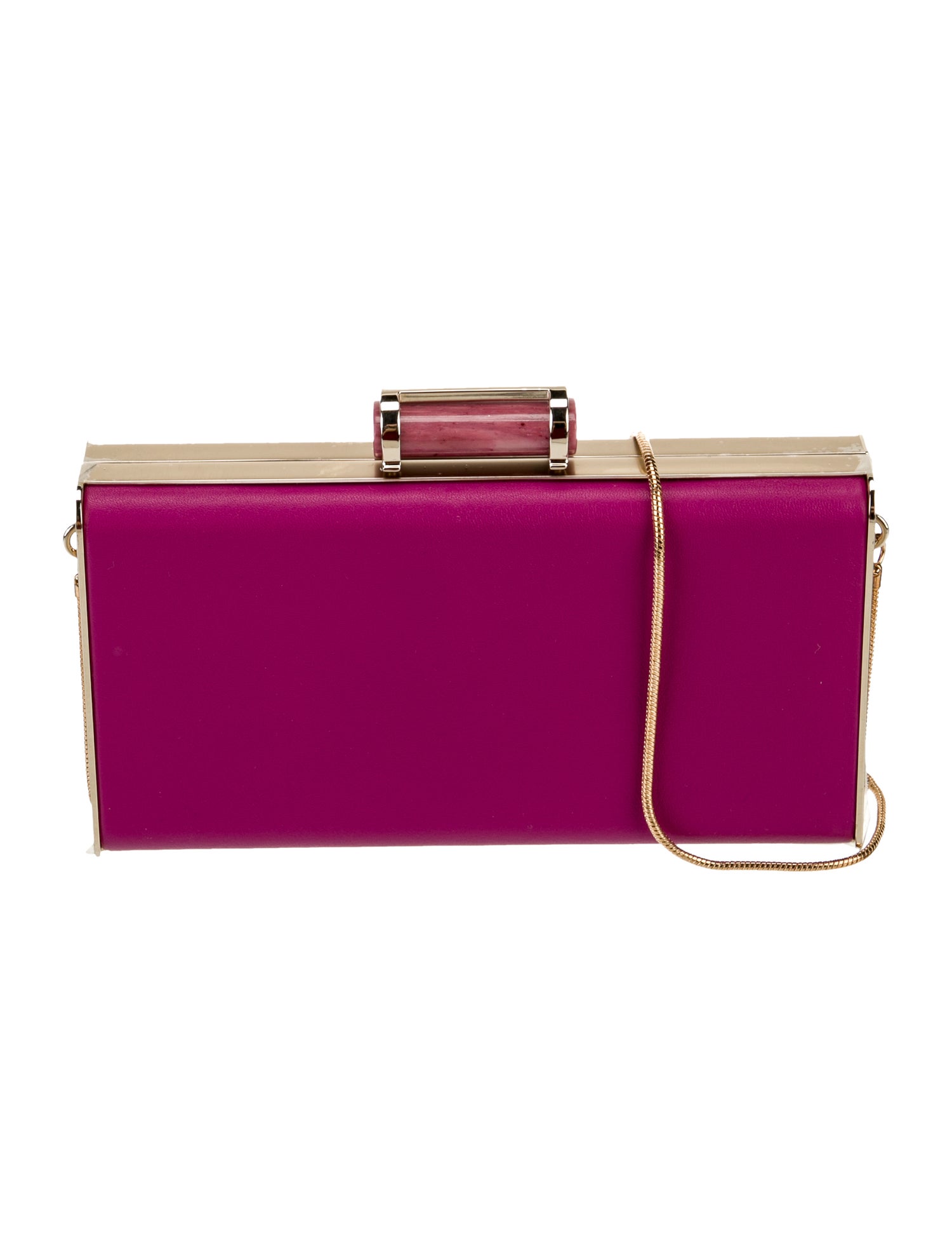 Carolina Herrera Leather Minaudière