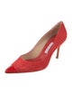 Carolina Herrera Suede Pumps