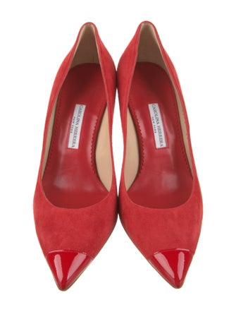 Carolina Herrera Suede Pumps