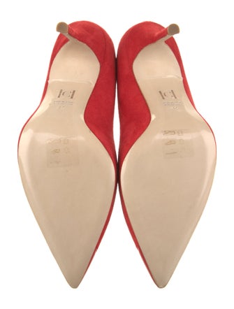 Carolina Herrera Suede Pumps